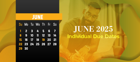 June 2025 Individual Due Dates