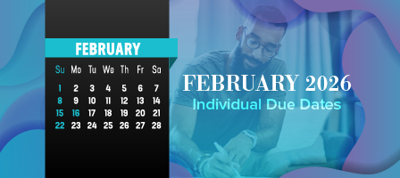 February 2026 Individual Due Dates