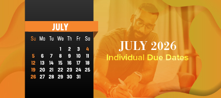 July 2026 Individual Due Dates