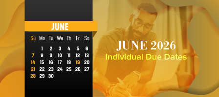 June 2026 Individual Due Dates