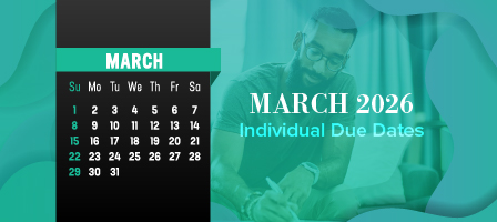 March 2026 Individual Due Dates